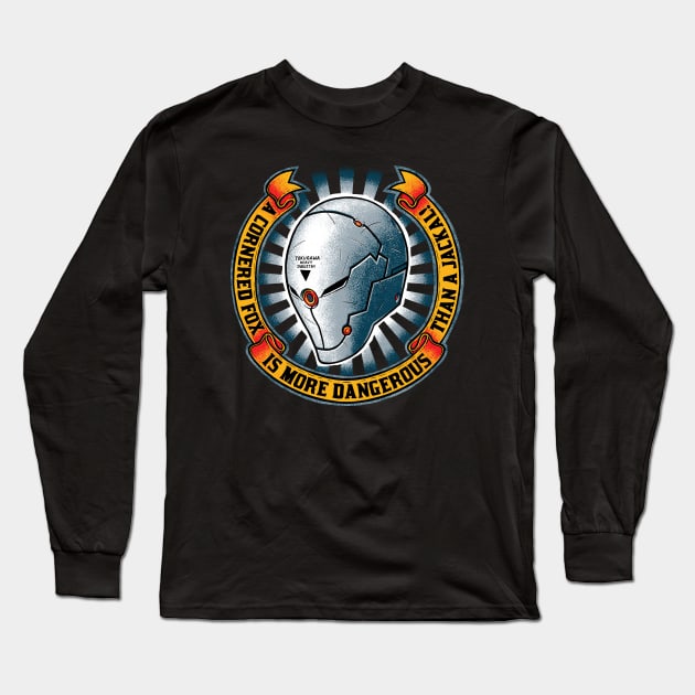 A Cornered Gray Fox Long Sleeve T-Shirt by DCLawrenceUK